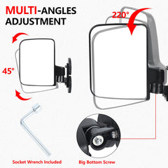 Lifronkit mirror folded position demonstrating compact storage and safety