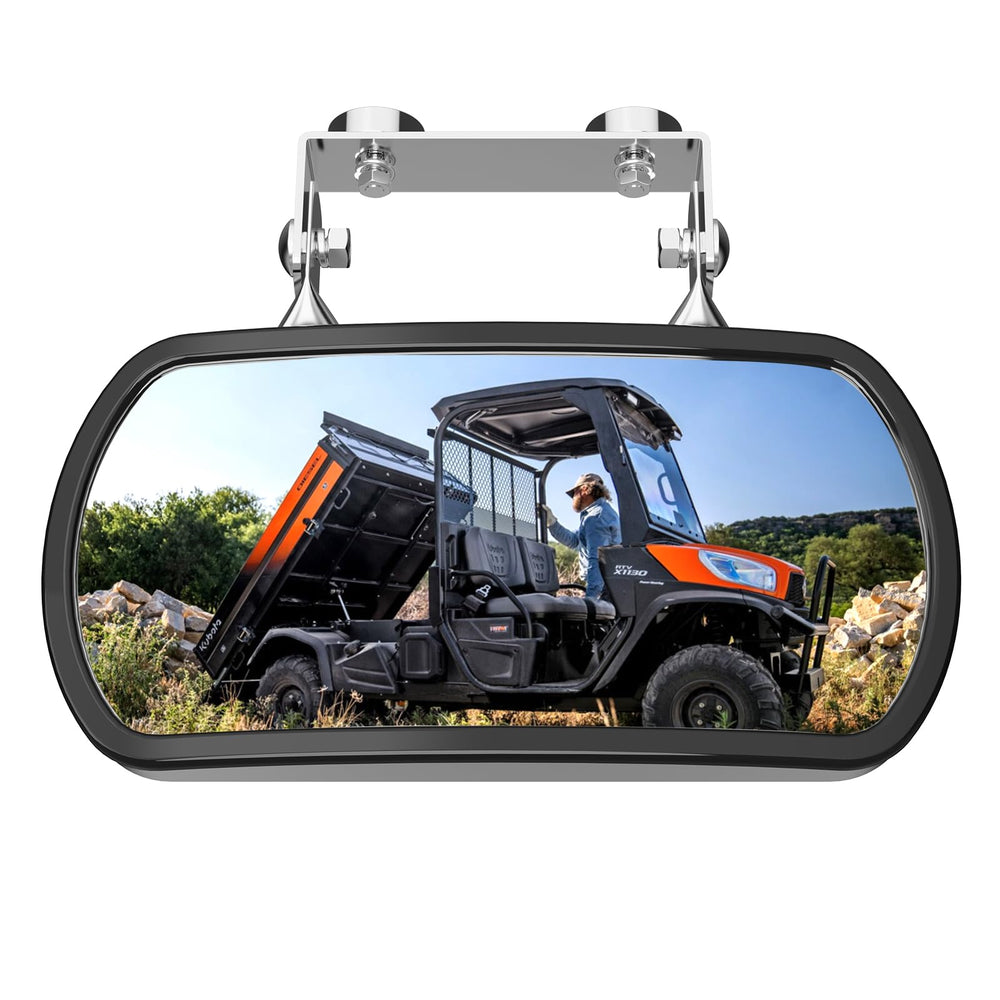 Lifronkit front view mounted on tractor showing wider rear visibility