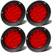LIGBT front view red LED tail light showing clear lens and bright benefit