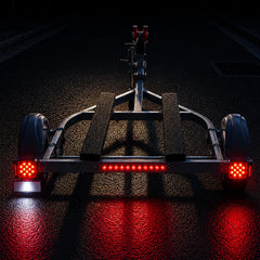 LIMICAR 11-LED brake bar close-up highlighting bright high-mounted stop illumination