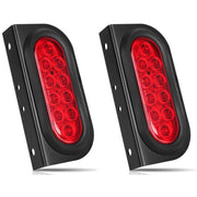 LIMICAR front view of oval 6-inch LED light showing clear lens and visibility