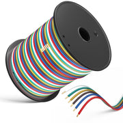 LIMICAR spool front view showing full 100FT harness and label benefit easy installs