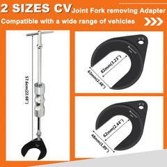 limontek tool in use on CV axle demonstrating controlled removal and time savings