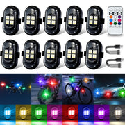 LINFGWNF front view of ten-pack lights showing kit organization and quick setup benefit