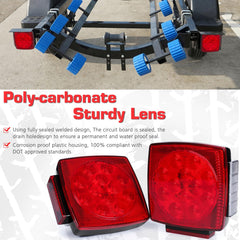 LINKITOM third brake light bar centered on trailer for enhanced rear signaling