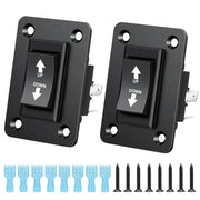 Linkstyle front view showing rocker switch and mounting plate for easy replacement