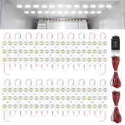 Linkstyle van interior front view showing bright even lighting and improved visibility