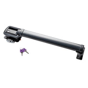 Lippert LatchXtend front mounted handle showing secure fit and easier reach