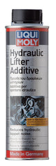 Liqui Moly bottle front view showing label, additive for quieter lifters and improved lubrication