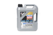 LIQUI MOLY front packaging of 5L Special Tec B FE 0W-30 showing product details and ease of storage