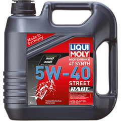 Liqui Moly front packaging showing 4L bottle and brand, highlights performance benefits