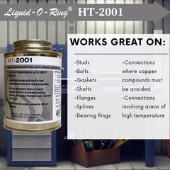 Liquid-O-Ring paste texture close-up illustrating durable, stable formula