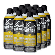 Liquid Wrench front can showing label and size, fast identification and convenience