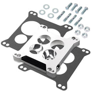 liriuda Edelbrock adapter front view showing fit and alignment benefit