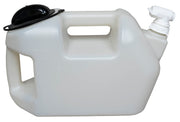 Lisle 19602 front view of low-profile oil dispenser showing capacity markings and lid for clean storage