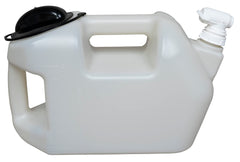 Lisle 19602 front view of low-profile oil dispenser showing capacity markings and lid for clean storage