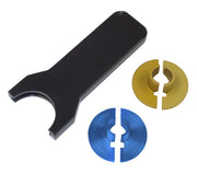 Lisle 34750 front packaging showing adapters and clear labeling for quick access benefit