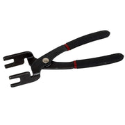 Lisle 37300 front view pliers showing shape and grip for easier disconnects