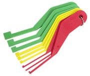 Lisle 81850 front packaging showing the 9-piece brake gauge set and benefits