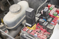 Close-up of Lisle jumpers highlighting molded tabs and flat test pads for secure probe contact