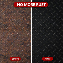 LISRUX close-up of black converted coating texture showing corrosion seal
