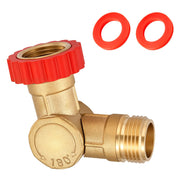 LitartPRO front view of swivel connector showing compact high-flow design and easy install