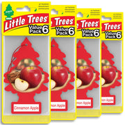 LITTLE TREES front packaging showing cinnamon apple scent and benefits