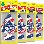 LITTLE TREES fresh shave front packaging showing product identity and freshness
