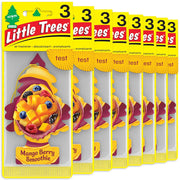 LITTLE TREES front packaging showing Mango Berry Smoothie scent and multipack benefit