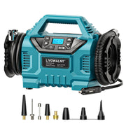 LIVOWALNY front view showing compact design and built-in gauge benefit portability