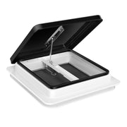 Livpow vent front view showing sleek black lid and secure fit benefit ventilation control