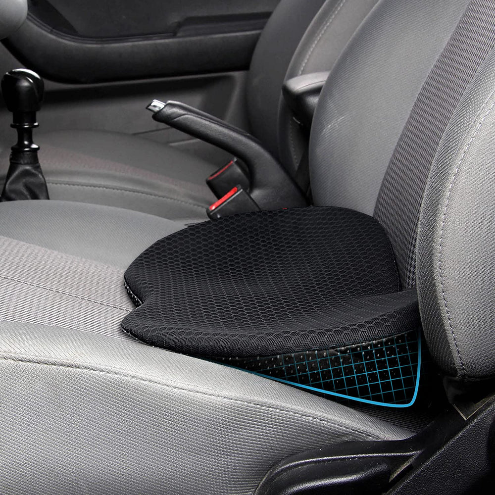 Livtribe front view of wedge cushion showing tapered edge and ergonomic shape for pressure relief