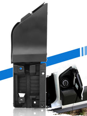LIWEDFG front view of Transit fuel door assembly showing exact fit and finish