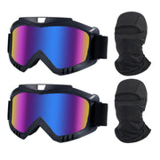 LJDJ front view of goggles and balaclava set showing complete kit and protection