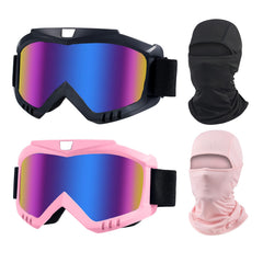 LJDJ goggles front view showing full lens and protective coverage for clearer vision