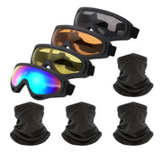 LJDJ goggles front packaging showing four-pack and benefits