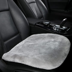 LLB front seat cushion installed showing plush grey comfort and improved seat protection