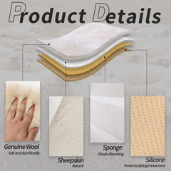 LLB wool pile close-up highlighting soft texture and breathable comfort