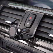 LLKUANG front view mounted on BMW dashboard shows clean fit and stability