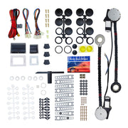 LLNSEAUTO kit packaging showing included motors and hardware for easy inventory
