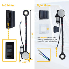 LLNSEAUTO motor close-up showing gear face and durable construction benefit