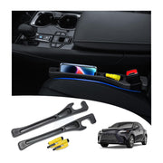 LLXGAB front view installed in Lexus RX350 prevents dropped items and tidies interior