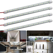 LMGYES front view of LED light bar showing slim housing and bright output benefit