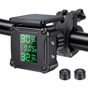 LNKERCO receiver front display showing pressure and temperature, improves ride awareness