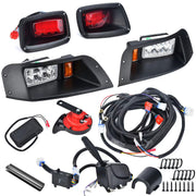 Lochnchn front headlight assembly showing bright LEDs and rugged housing benefit visibility