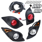 Lochnchn installed front headlights on Yamaha G29 showing improved road visibility