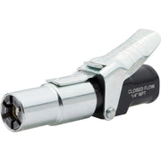 LockNFlate front profile showing durable steel body and compact design for reliable inflation