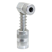 LockNLube front view showing right-angle adapter and collar, improves access