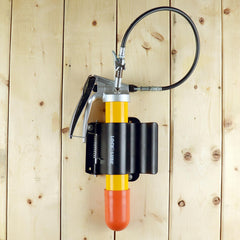 LockNLube close-up of heavy-duty spring and grip providing firm hold