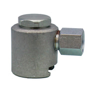 LockNLube front view showing coupler shape and durable finish for reliable seating